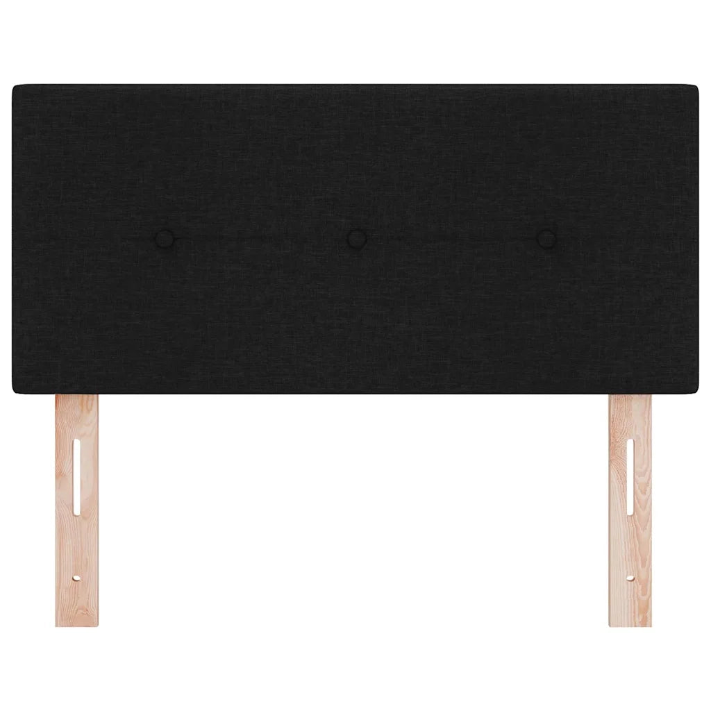 Testiera LED con luci a strisce a LED-Testata con LED Nero 80 cm Poliestere 329350