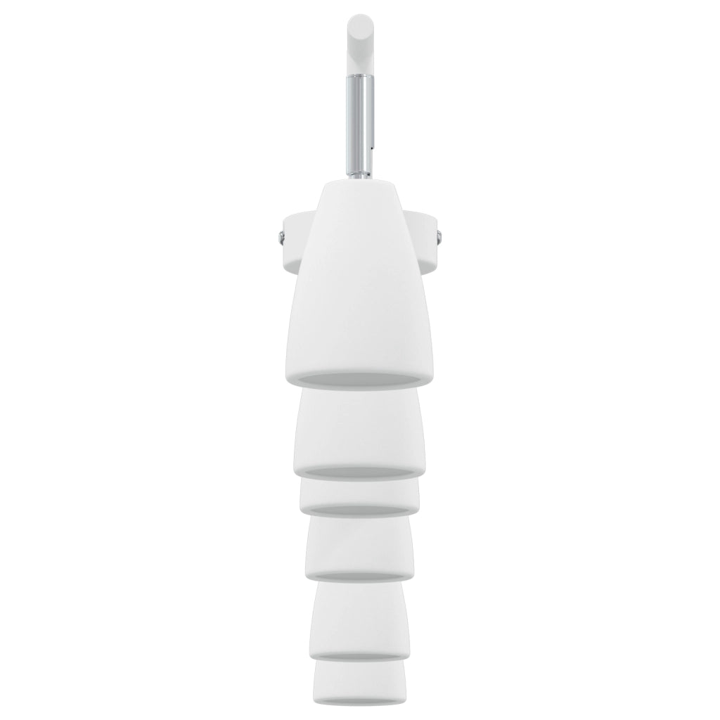 Faretto da soffitto 6 vie regolabile bianco GU10