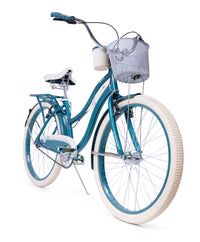 Bicicletta da 26" per Bambini e Ragazzi Telaio Hi-Ten Freni V-Brake Cruise Deluxe Azzurro