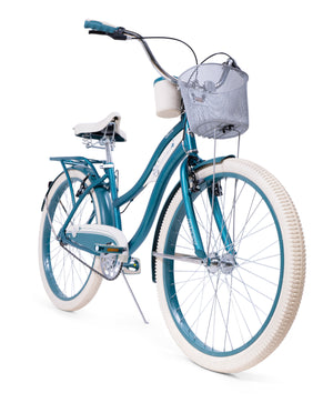 Bicicletta da 26" per Bambini e Ragazzi Telaio Hi-Ten Freni V-Brake Cruise Deluxe Azzurro