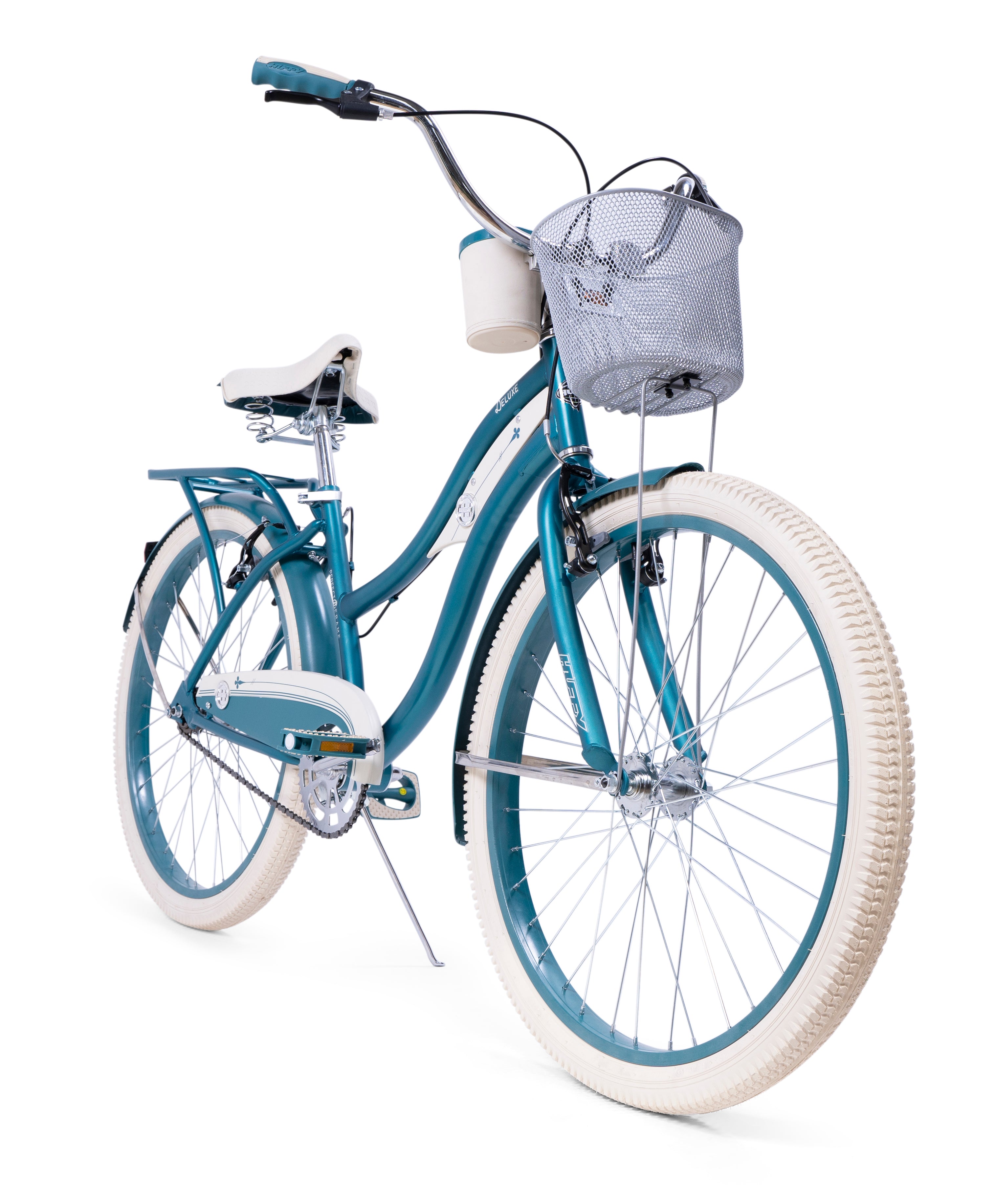 Bicicletta da 26" per Bambini e Ragazzi Telaio Hi-Ten Freni V-Brake Cruise Deluxe Azzurro