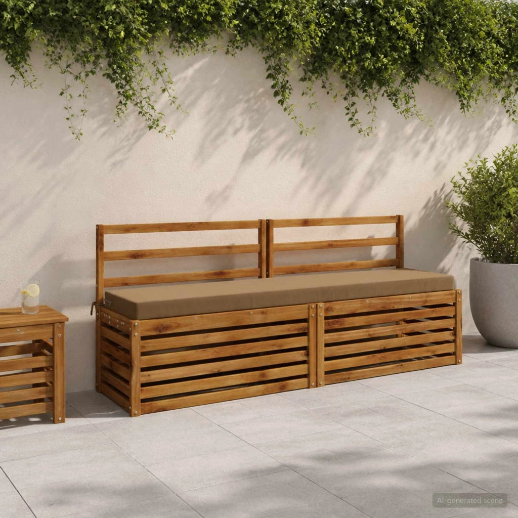 Cuscini per Panchina a 2 Pezzi SOEST 2 pz 100% Poliestere 950061