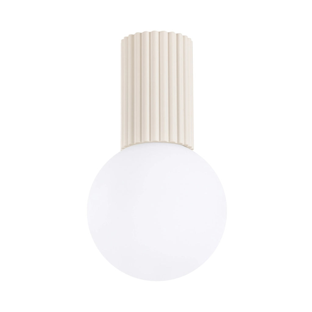 Spot soffitto SFERA Pure Lume beige globo bianco IP44 G9