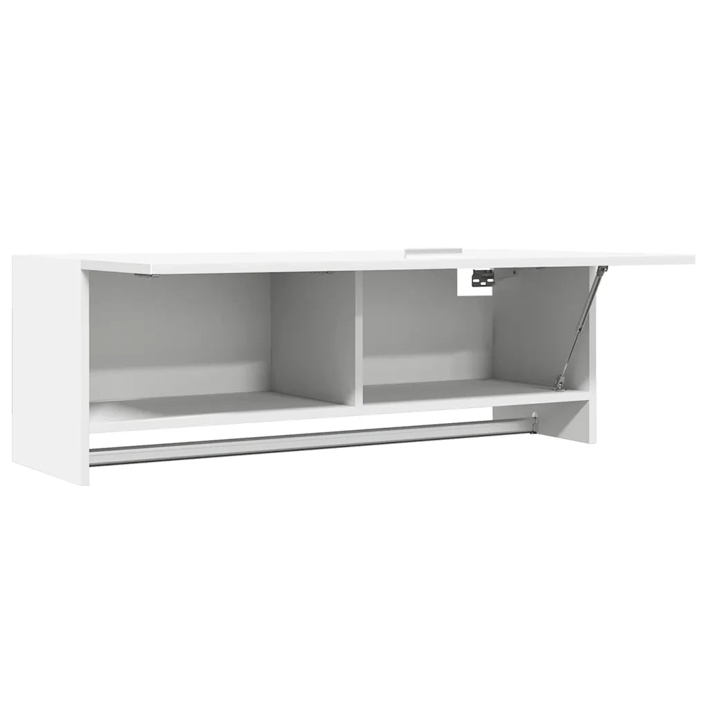 Armadio Bianco 100x32,5x35 cm in Legno Multistrato CFW6552394