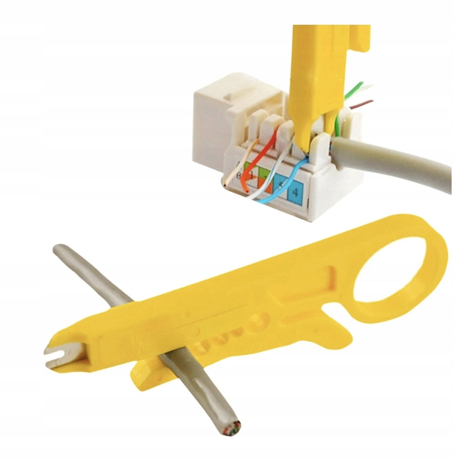 Set di Strumenti di Rete 10 in 1 – Crimpatrice, Tester Cavi LAN, Stripper | Materiale: Metallo e Plastica ABC