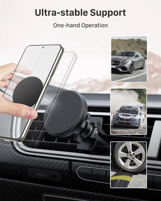 Houder Magnetica per Telefono Auto - Universale Supporto per Smartphone Auto - Supporto per Navigatore Auto - Supporto per Telefono Mobile - Adattabile