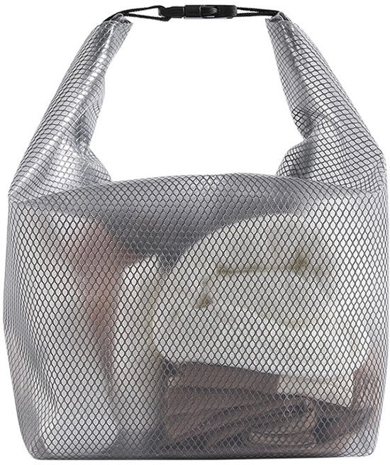 Borsa impermeabile per toilette e trucco, organizzatore e borsa da viaggio - Materiale EVA trasparente, grande apertura, maniglia per uso quotidiano, in palestra, durante lo sport acquatico e per viaggi