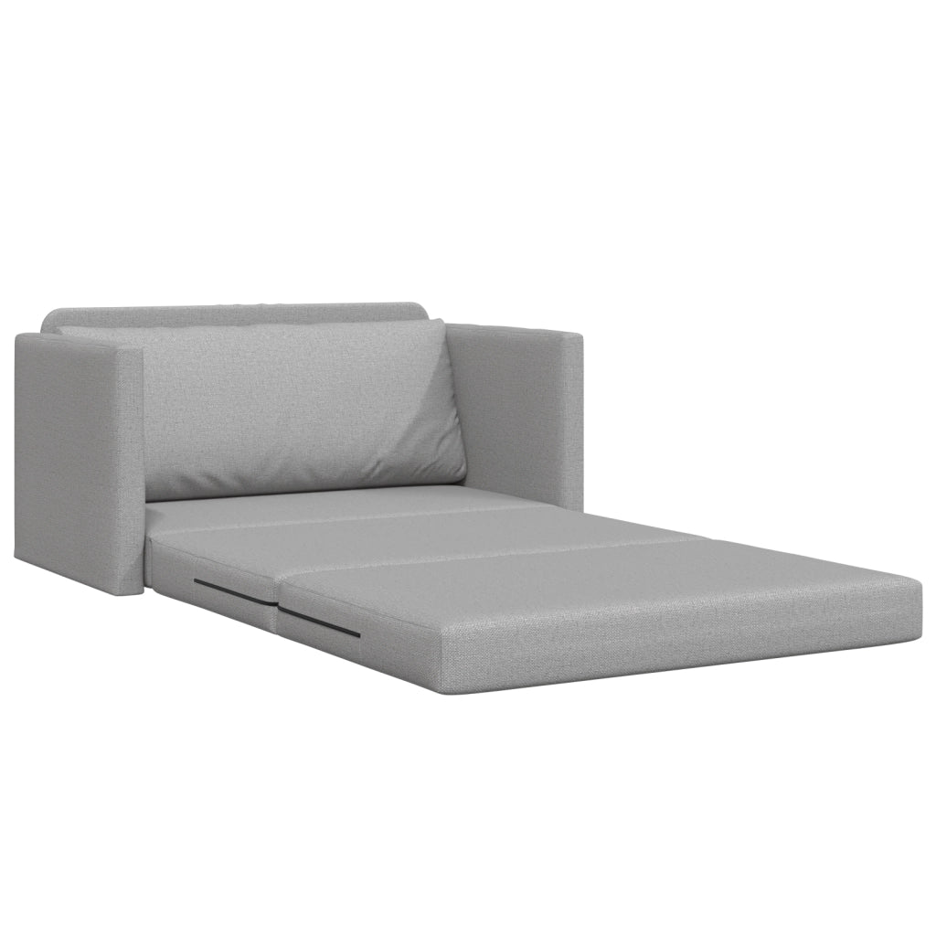 Divano Letto Floor 2-in-1 Grigio Nuvola 124x71x78 cm Tessuto