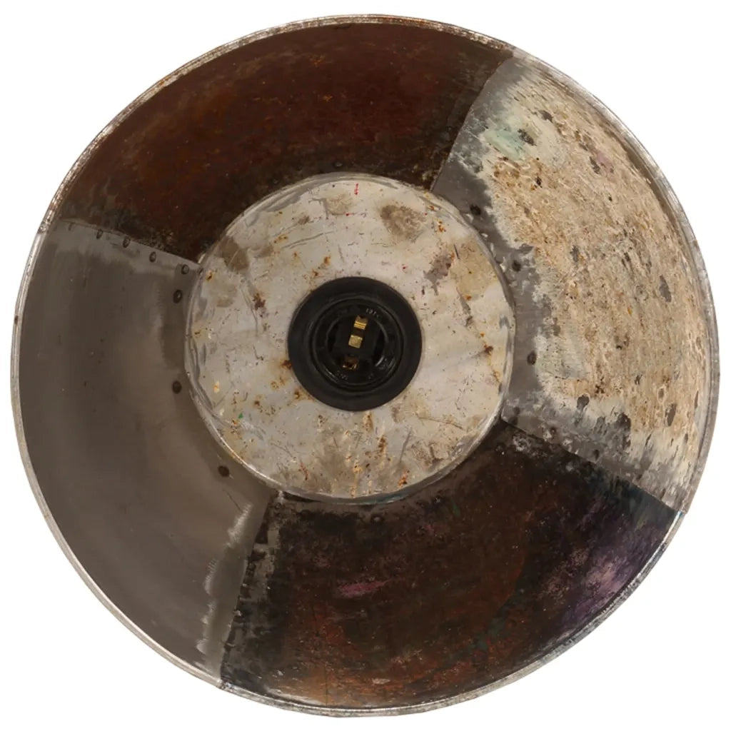 Lampada Sospesa Industriale 25 W Multicolore Rotonda 28,5cm E27 344401