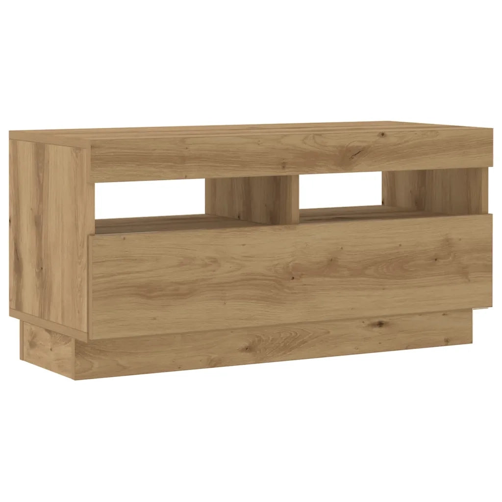 vidaXL Mobile Porta TV con LED Artigianale 260x35x40 cm Multistrato
