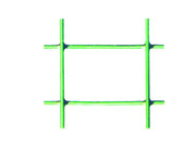 RETE ELETTROSALDATA ZINCATA PLASTIFICATA VERDE ROTOLO MT.25 MM.25X50- maglia mm.50x25 filo ø mm.2,3 est.- cm.100h. mt.25 - 1 rotolo T-REX