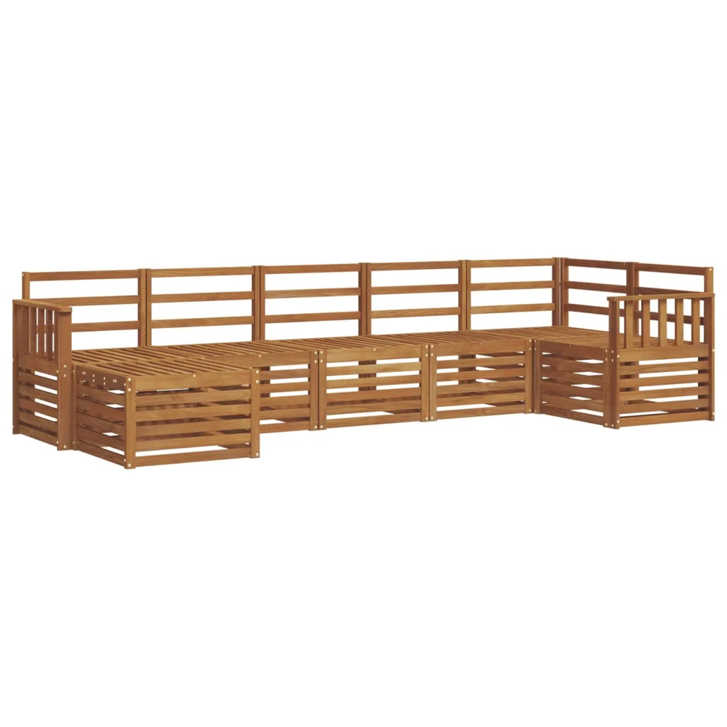 Set divano sezionale 7 pcs Naturale