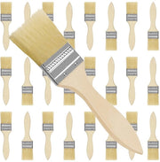 Set di pennelli a pennello 24 pezzi - Manico in legno professionale - Lunghezza 20cm - Larghezza 5,08cm - Per vernice/laccio - Strumenti affidabili - Pennelli per pittura