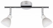 Plafoniera LED Candellux Roy 2 luci 3000K cromo bianco