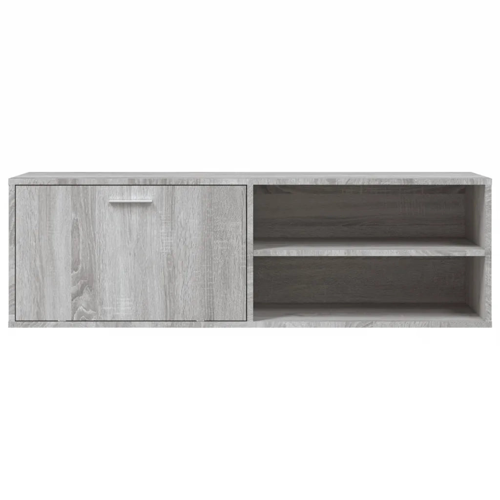Mobile Porta TV Grigio Sonoma 120x34x37 cm in Legno Multistrato 833549