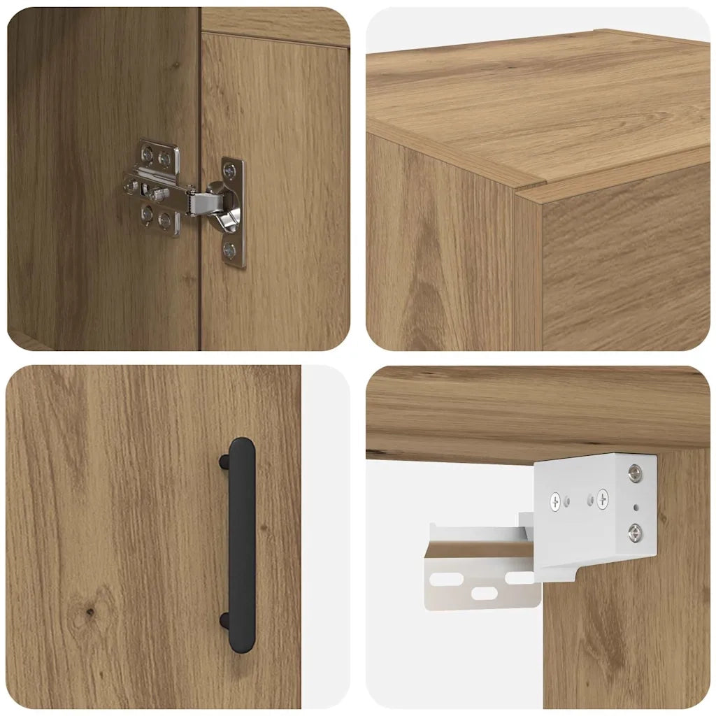 Pensile Rovere artigianale 34,5 x 34 x 90 cm Legno multistrato 882440