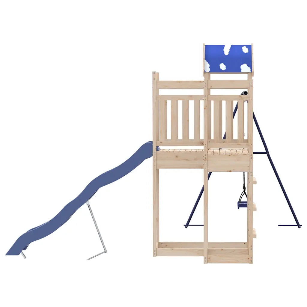 Set da Gioco da Esterno in Legno Massello di Pino 3278998