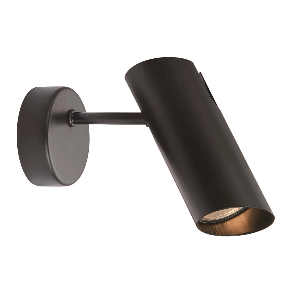 Applique Futuro Light Prestige 1xGU10 nero metallo IP20