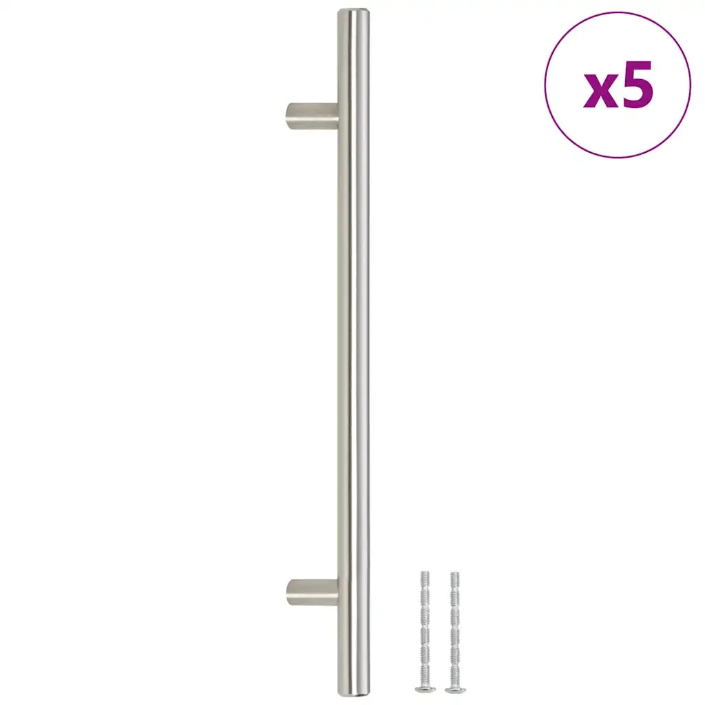 Maniglie per Mobili 5 pz Argento 192mm in Acciaio Inox CFW3457480