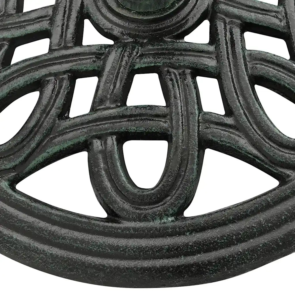 Base per Ombrellone-Supporto per ombrellone Verde 40x40x32 cm in Ghisa