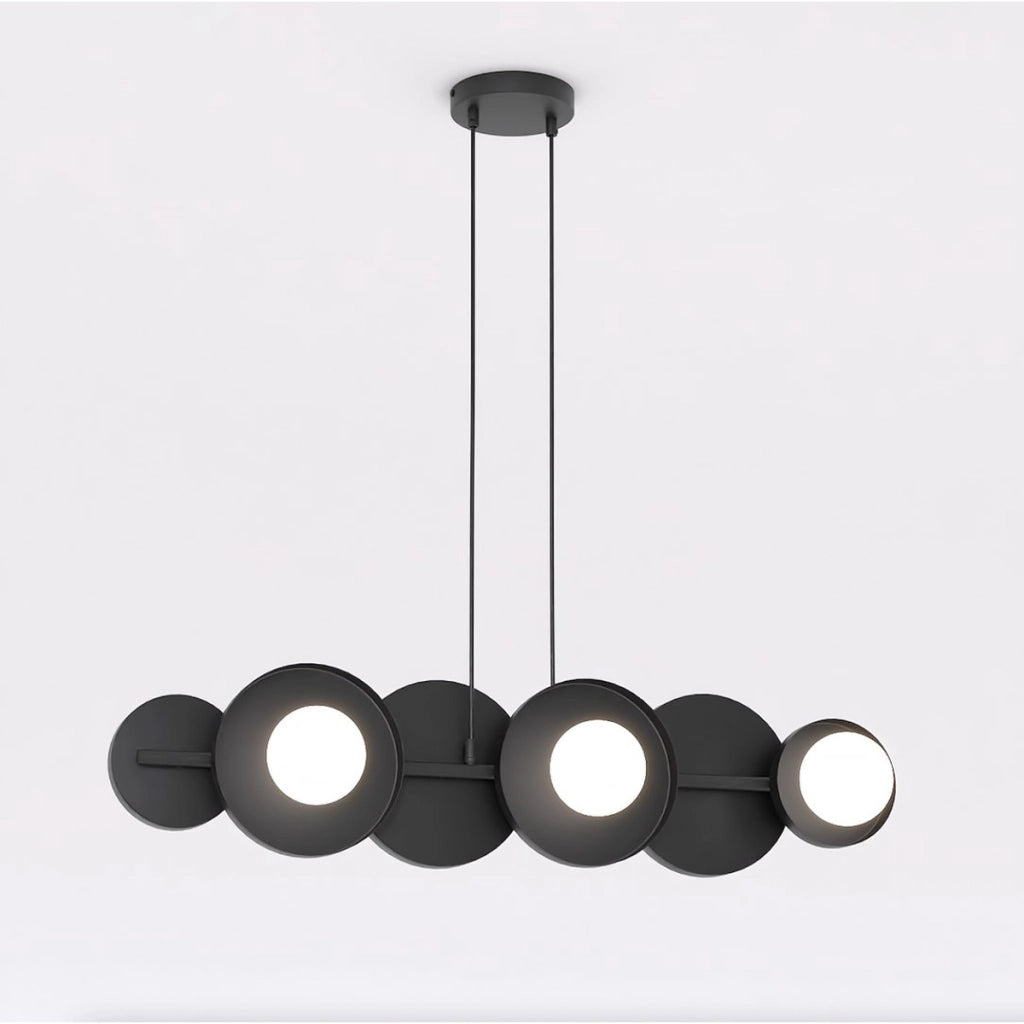 Lampada a sospensione Model in acciaio nero opaco