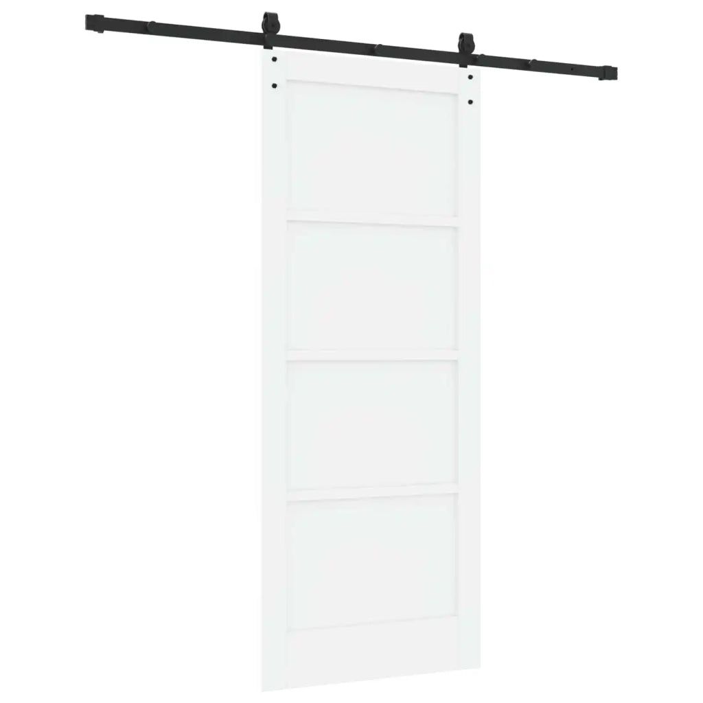 Porta scorrevole ORKDAL Bianco e Nero 83 x 202 cm
