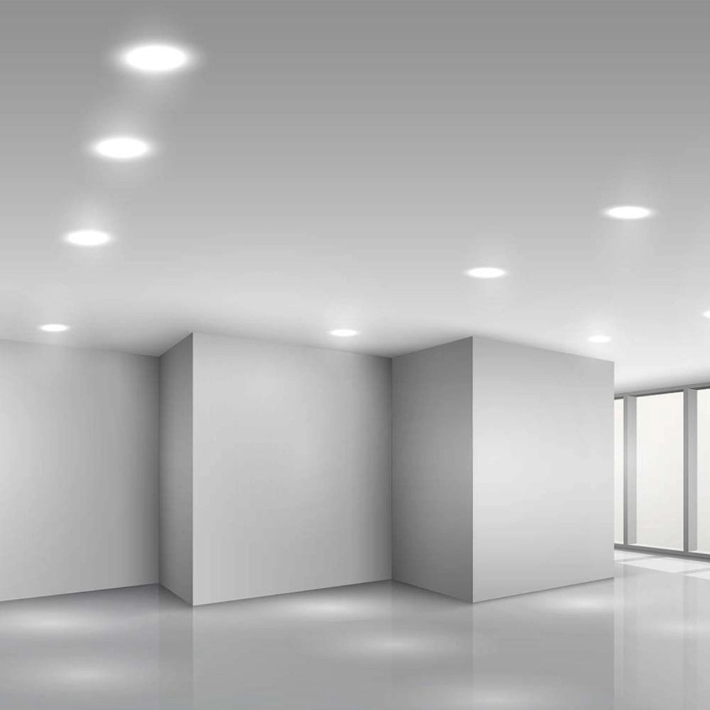 Mini Pannello LED Rotondo da Incasso 18W, 1980 lm, Foro 200–205 mm (Bianco Caldo 3000K)