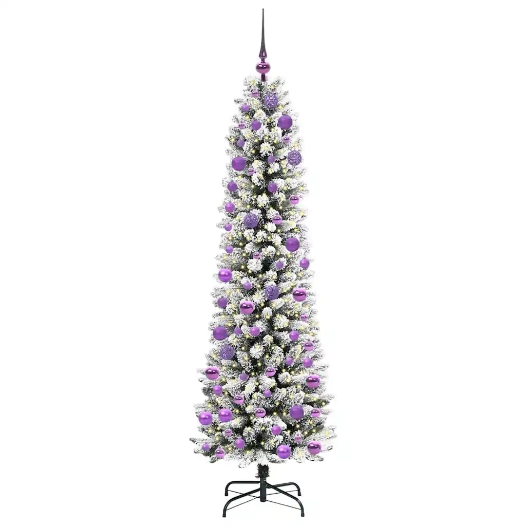 Albero di Natale | Decorazioni natalizie artificiale con 300 LED Bianco 180 cm