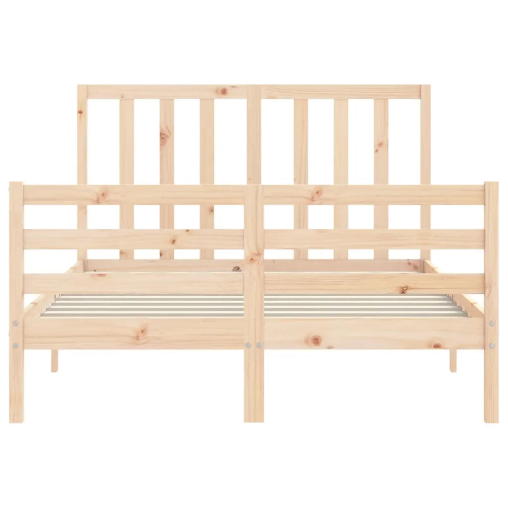 Giroletto con Testiera Small Double-Struttura Letto in Legno Massello 352200