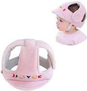 Protezione testa neonata, protezione facciale respirante, protezione per capelli per neonati in fase di apprendimento della camminata, rosso