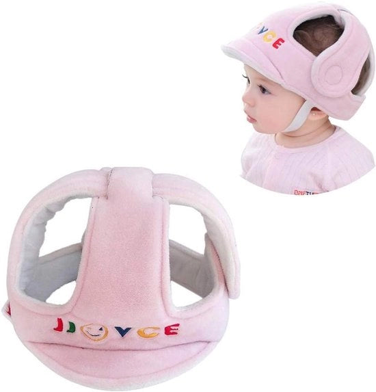 Protezione testa neonata, protezione facciale respirante, protezione per capelli per neonati in fase di apprendimento della camminata, rosso