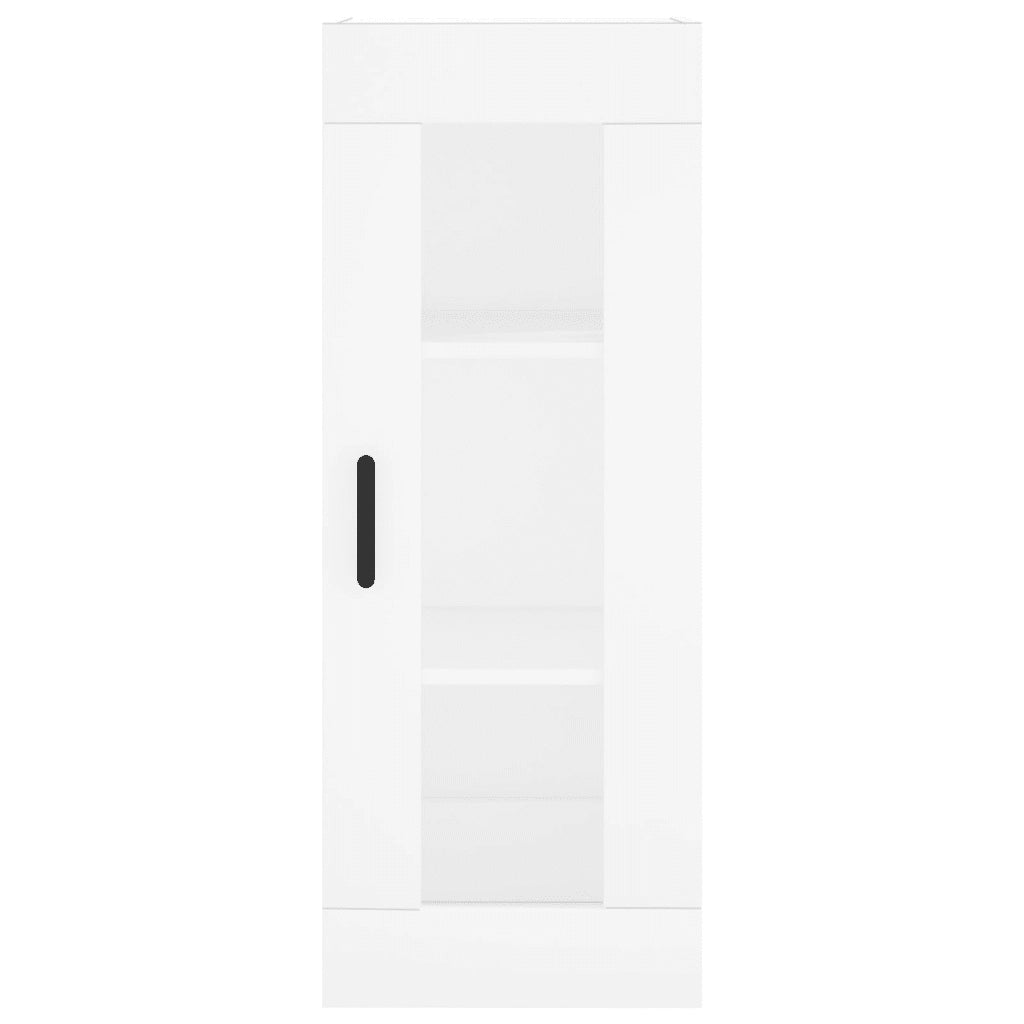 Credenza | Madia | Buffet da pranzo | Armadio da pranzo Bianca 34,5x34x180 cm in Legno Multistrato