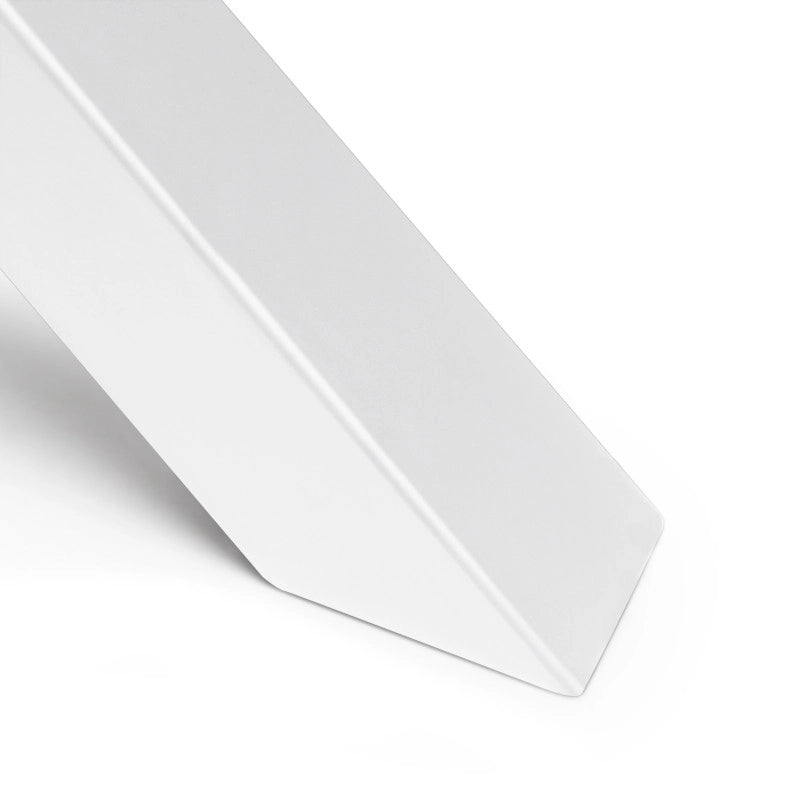 Set di gambe per tavolo Cross, larghezza 695mm, Acciaio, Verniciato bianco