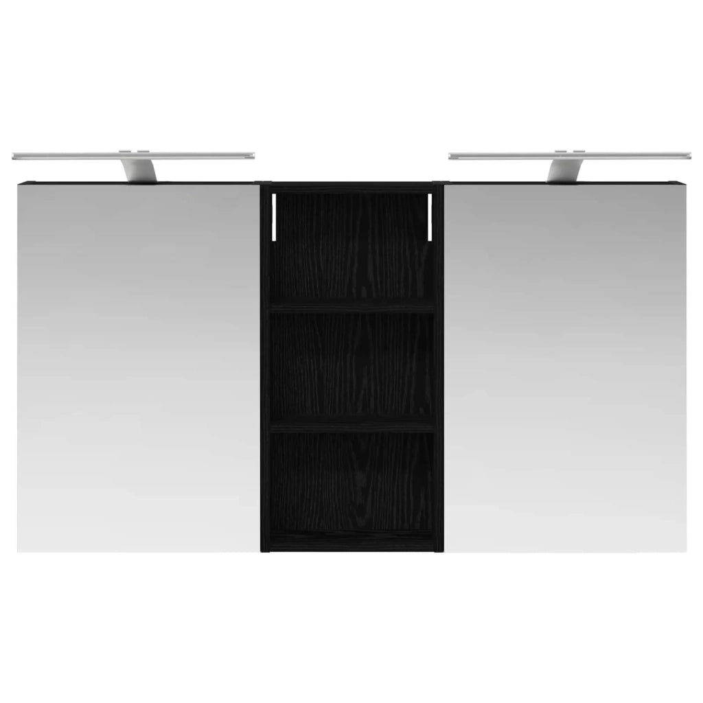 Set di Armadi da Bagno con porta 3 pcs 110 x 10,5 x 60,5 cm
