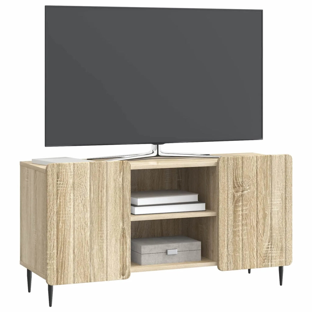 Mobile TV 102 x 34,5 x 52 cm Rovere Sonoma Legno ingegnerizzato 894467