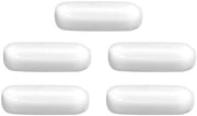 Magnetici Stuzzo per Mescolare - Tipo C - 5 pezzi - PTFE Magnetici Stuzzo per Mescolare, per Esperimenti Scientifici - Bianchi