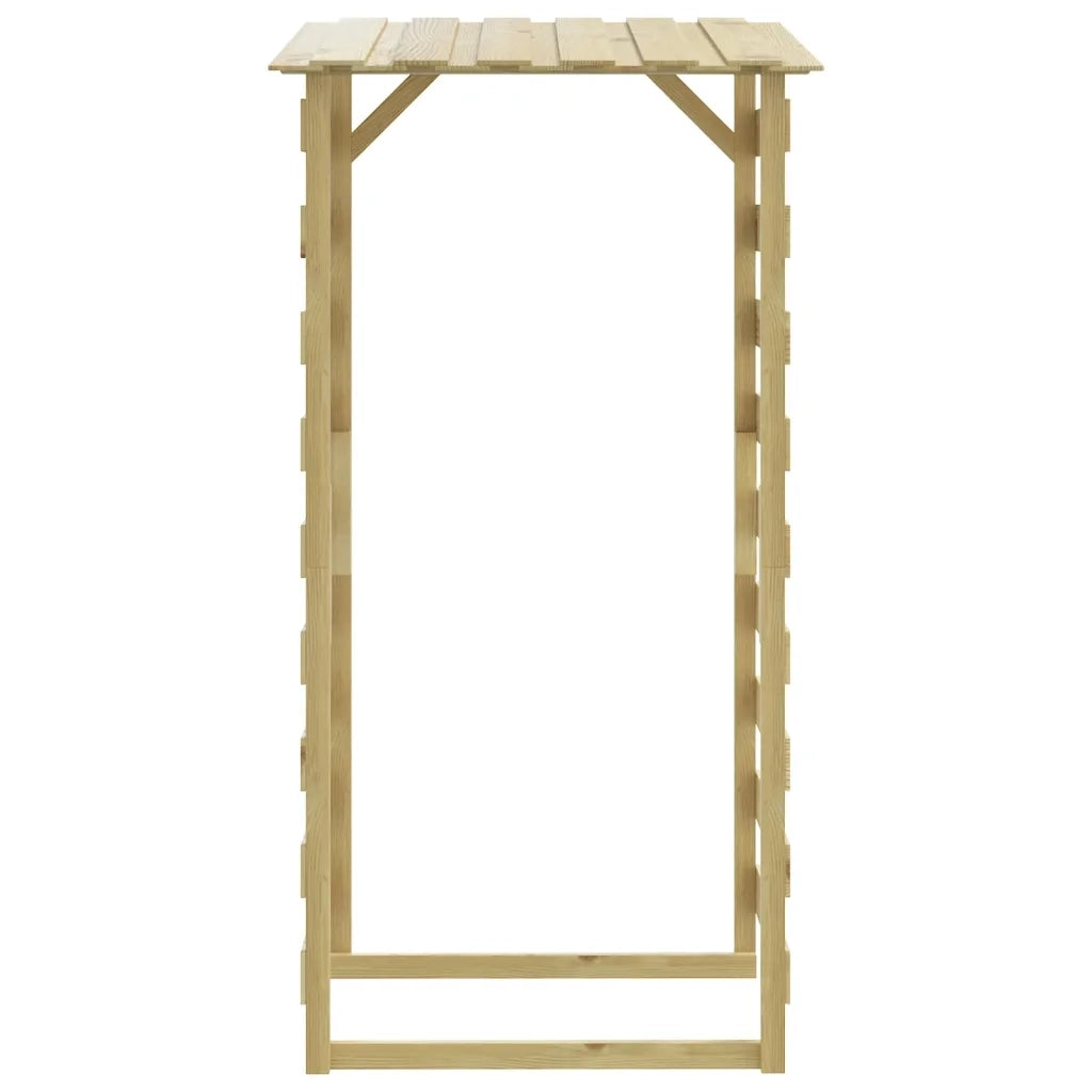 Pergola con Tetto 100x90x200 cm in Legno di Pino Impregnato 318380