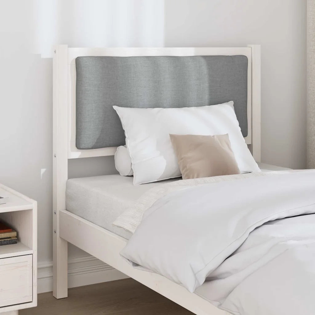 Testiera Altro Bianco 75 cm Legno di pino massello 878988