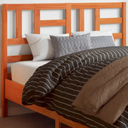 Testiera Marrone Cera 160 cm in Legno Massello di Pinocod mxl 111629