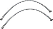 Set di 2 Slangi Flessibili 600 mm per Rubinetti e Riscaldamento - 1/2" a 3/8