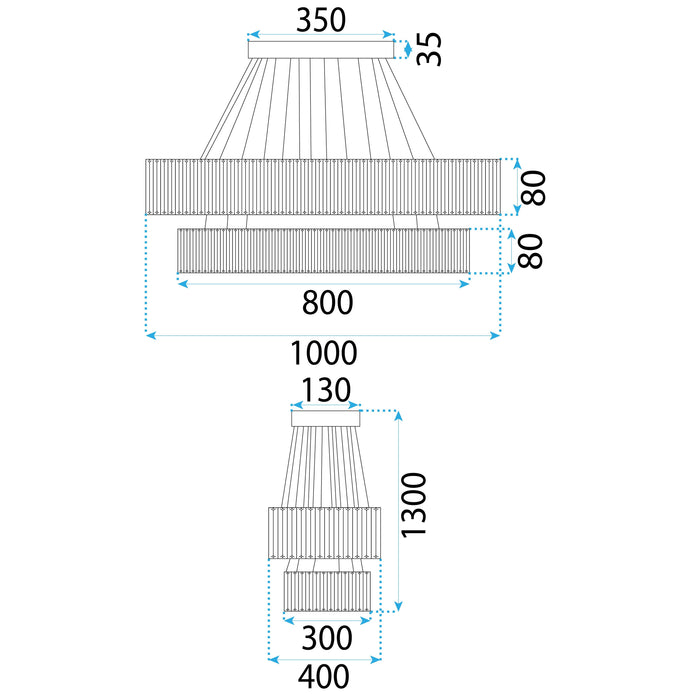 Lampada Led App1546-cp2 Chrome