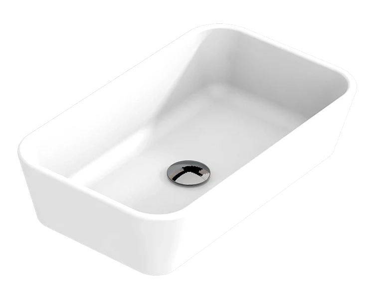 Lavabo da appoggio Solid Surface CALPE - bianco