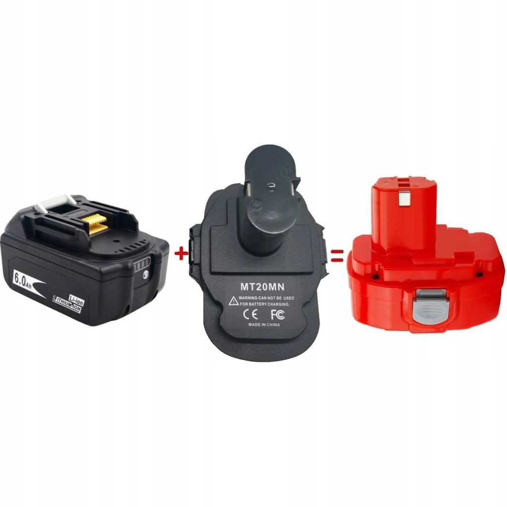 Adattatore per Batterie Makita 18V NiCd/NiMh – Compatibile con Utensili Makita 18V Li-Ion