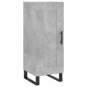 Credenza | Madia | Buffet da pranzo | Armadio da pranzo Grigio Cemento 34,5x34x90 cm in Legno Multistrato
