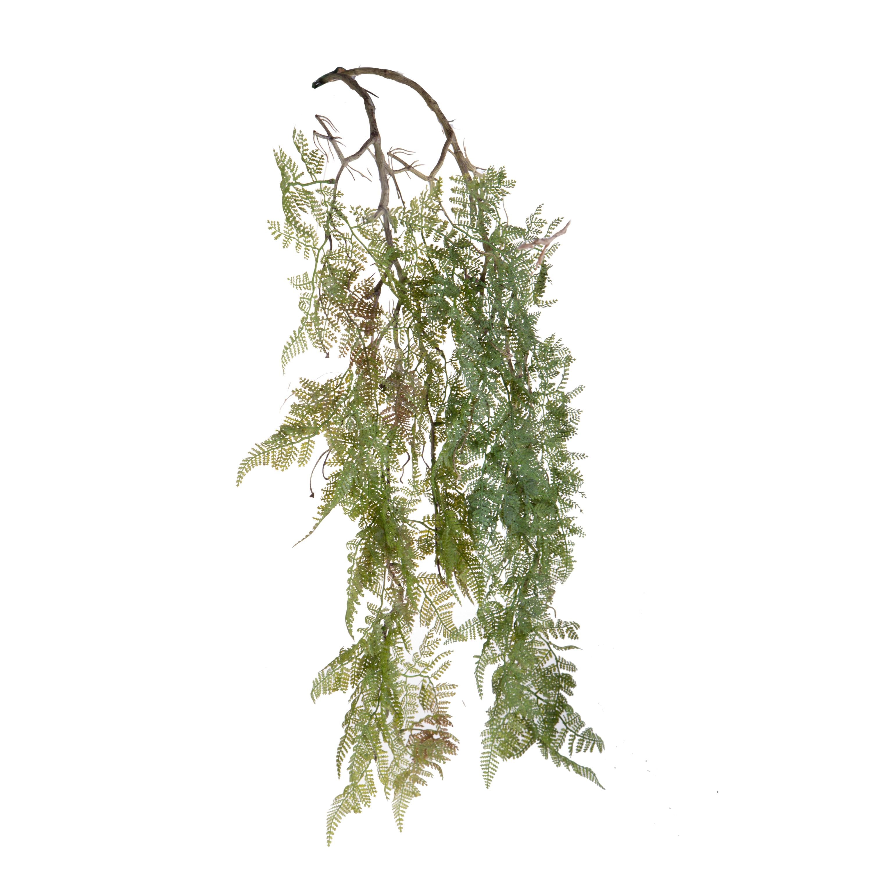 Set 4 Foglie Artificiali Felce Cadente 99 cm