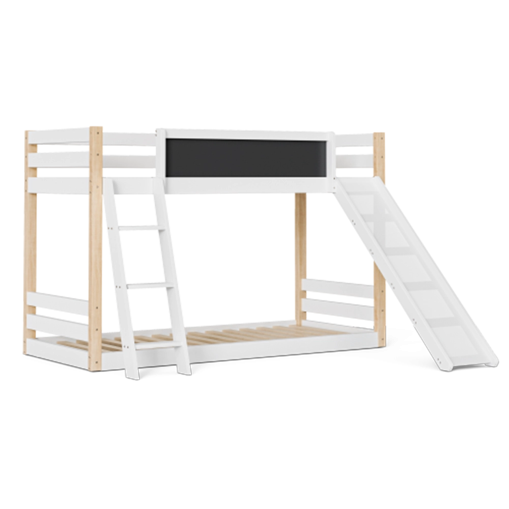 Letto castello con scivolo?- Xylo - 90x200cm legno sicuro