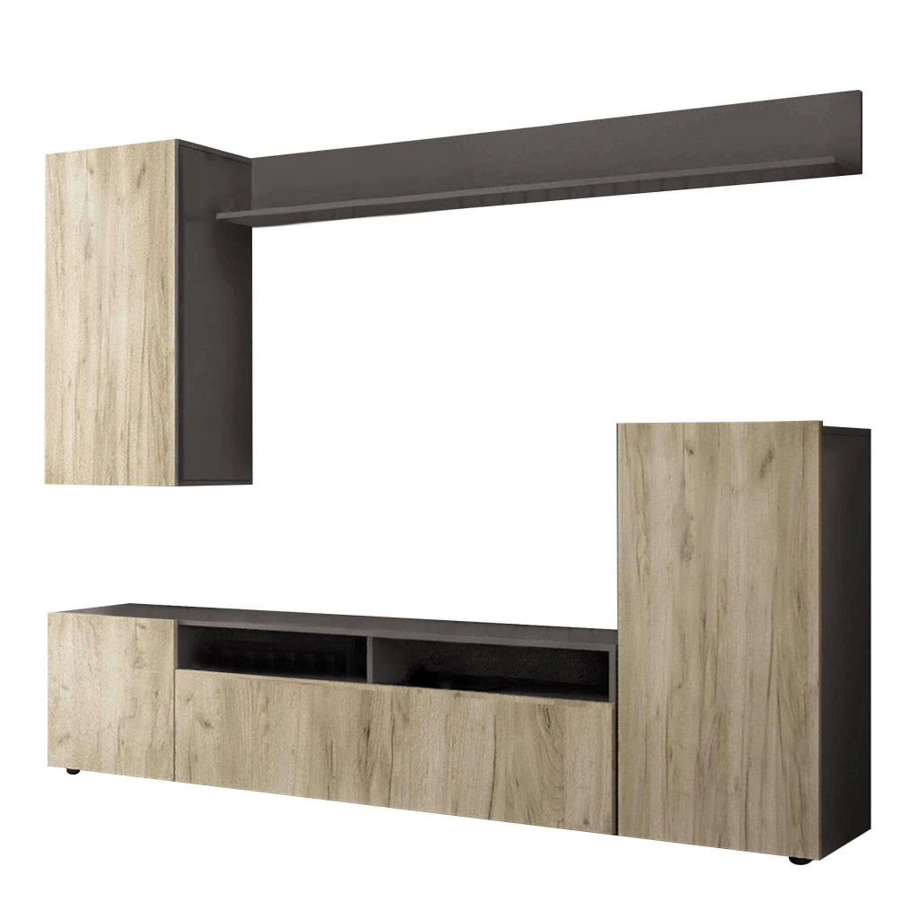 Parete Attrezzata per Soggiorno in Legno Composito cm 210x36 5x170 - JERE