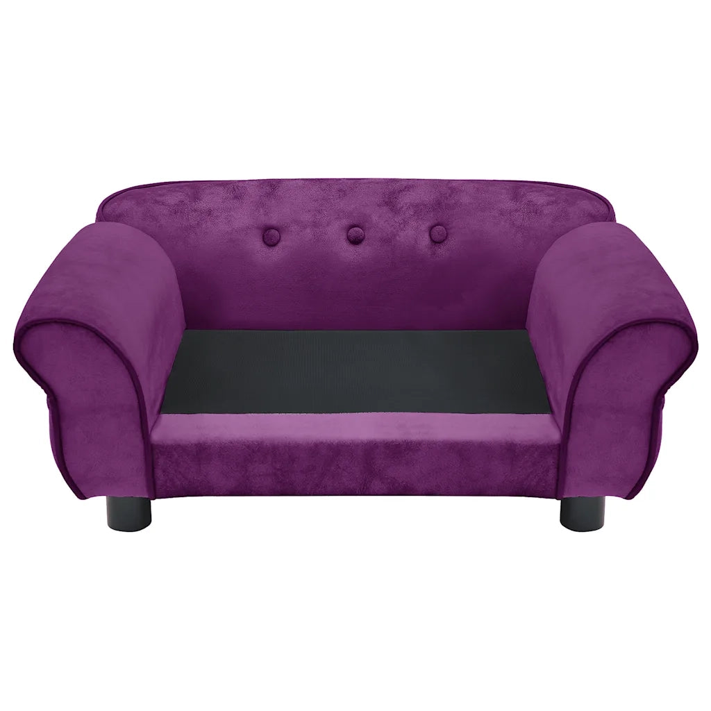 Divano per Cani Borgogna 72x45x30 cm in Peluche cod mxl 49441