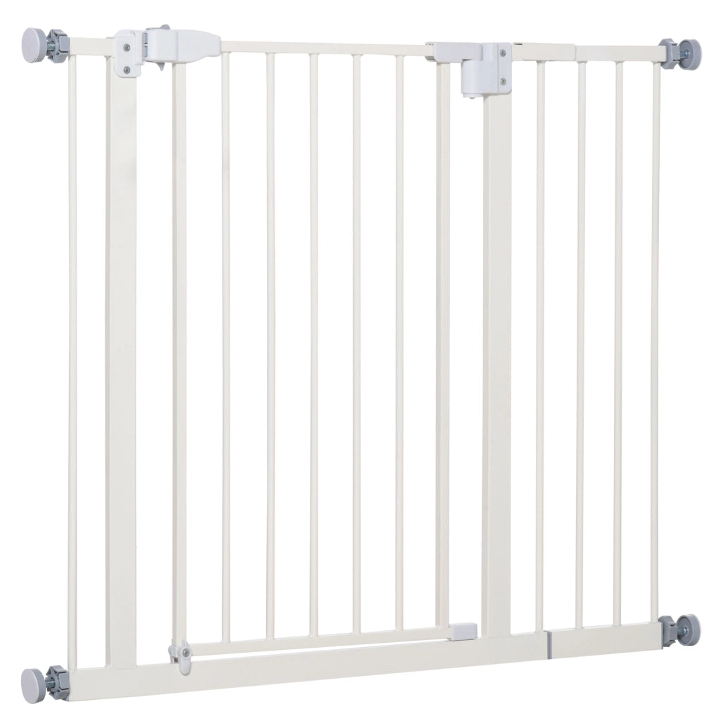 Barriera di sicurezza per cani ¨C zephmum ¨C Bianco 74-80 / 91,5-97,5 cm