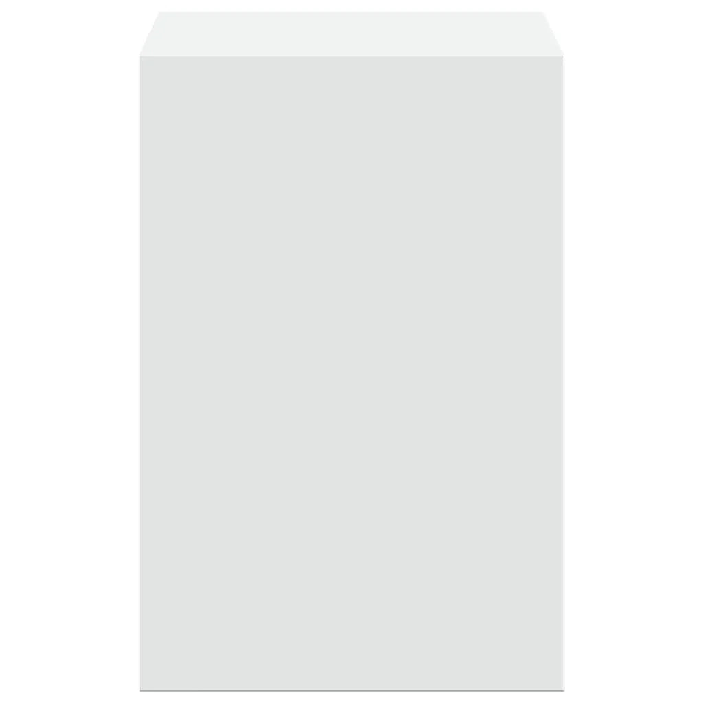 Supporto per monitor in legno ingegnerizzato bianco mobile da scrivania e organizer per ufficio 02_0044957